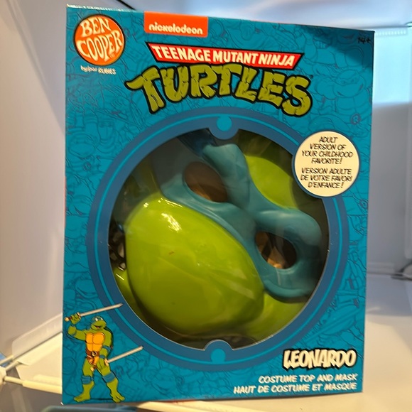 Adult Leonardo Teenage Mutant Ninja Turtles Costume Kit - Ben Cooper - Picture 1 of 6